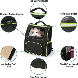 JOYO Cat Carrier Backpack Expandable for Hiking Travel Camping - CatRomance